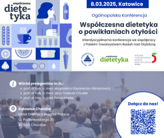 Zaproszenie na konferencję “Współczesna dietetyka o powikłaniach otyłości”